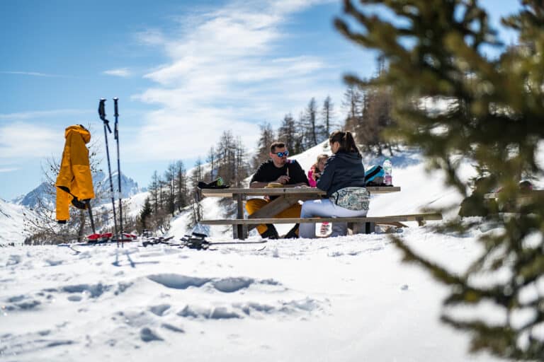 Air de pique nique station des Karellis