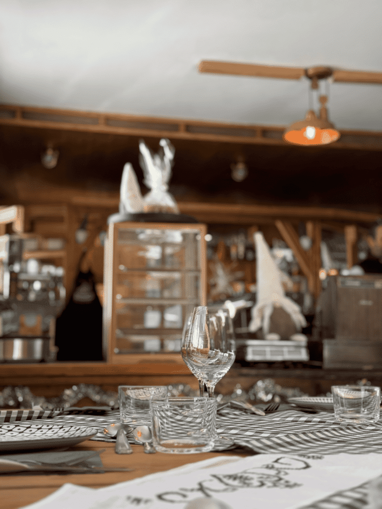 Table au restaurant La Gamelle