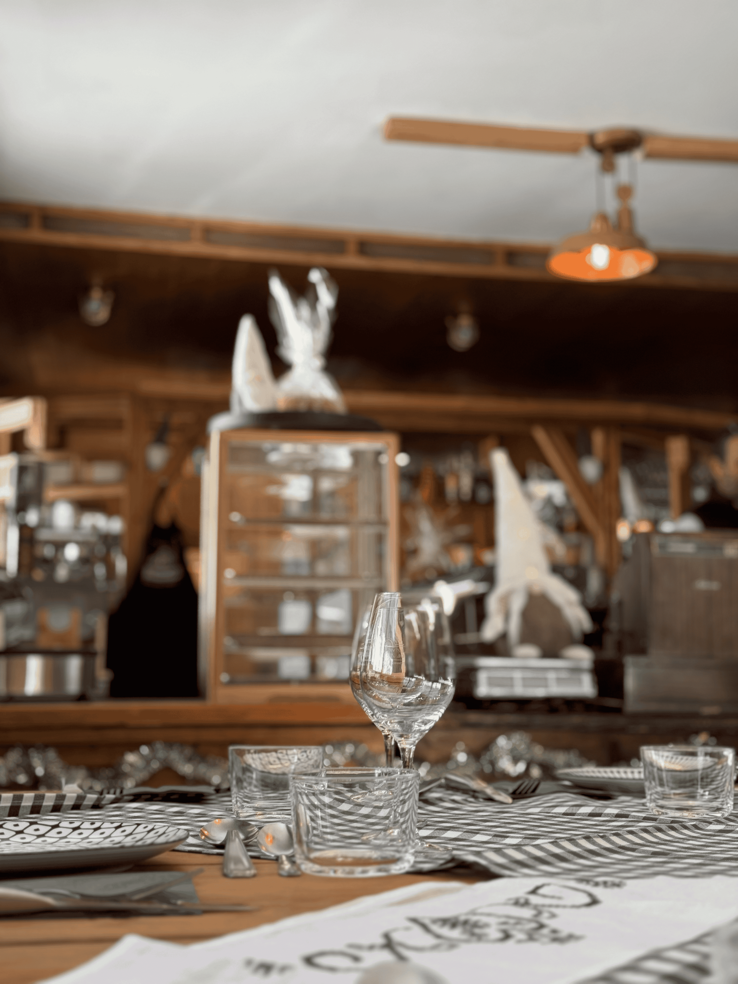 Table au restaurant La Gamelle